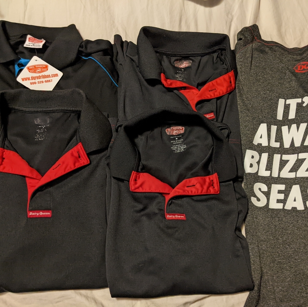 Dairy Queen DQ 5 shirt bundle